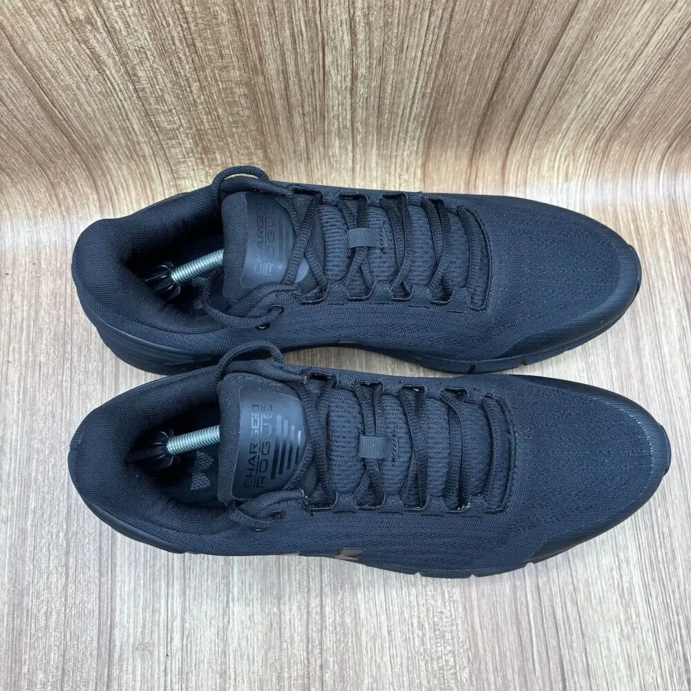 Under Armour Charged Rogue‎ 3021225-001 Black Running Sneakers Men's Size 14 NEW